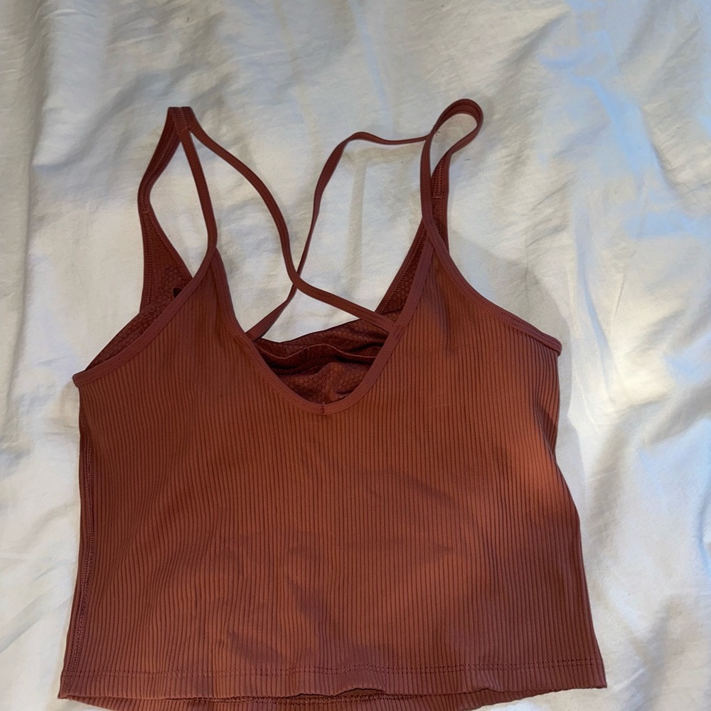 Workout Top With Built in Bra